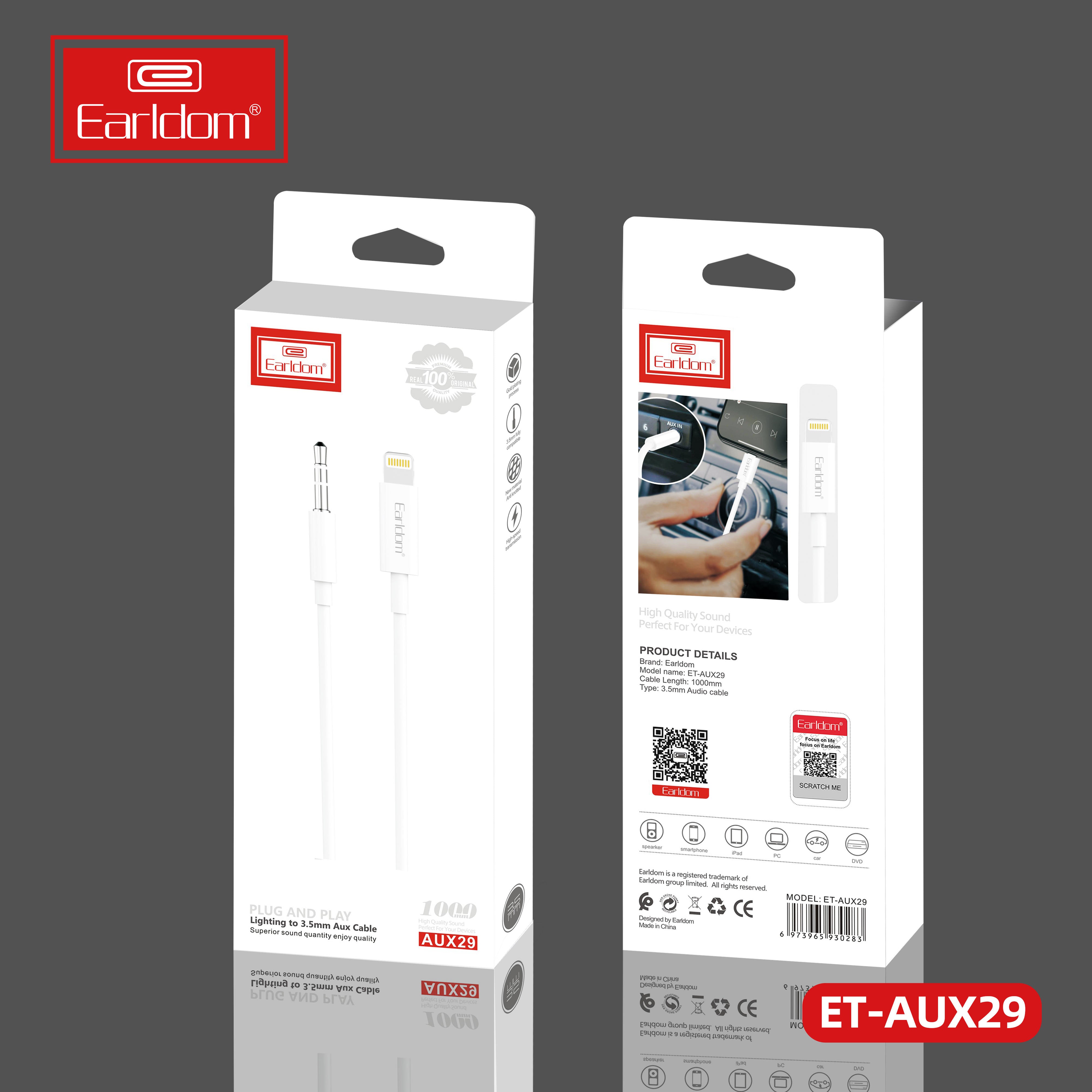 ET-AUX29 100CM Aux cable to lighting ET-AUX29 100CM Aux cable to lighting